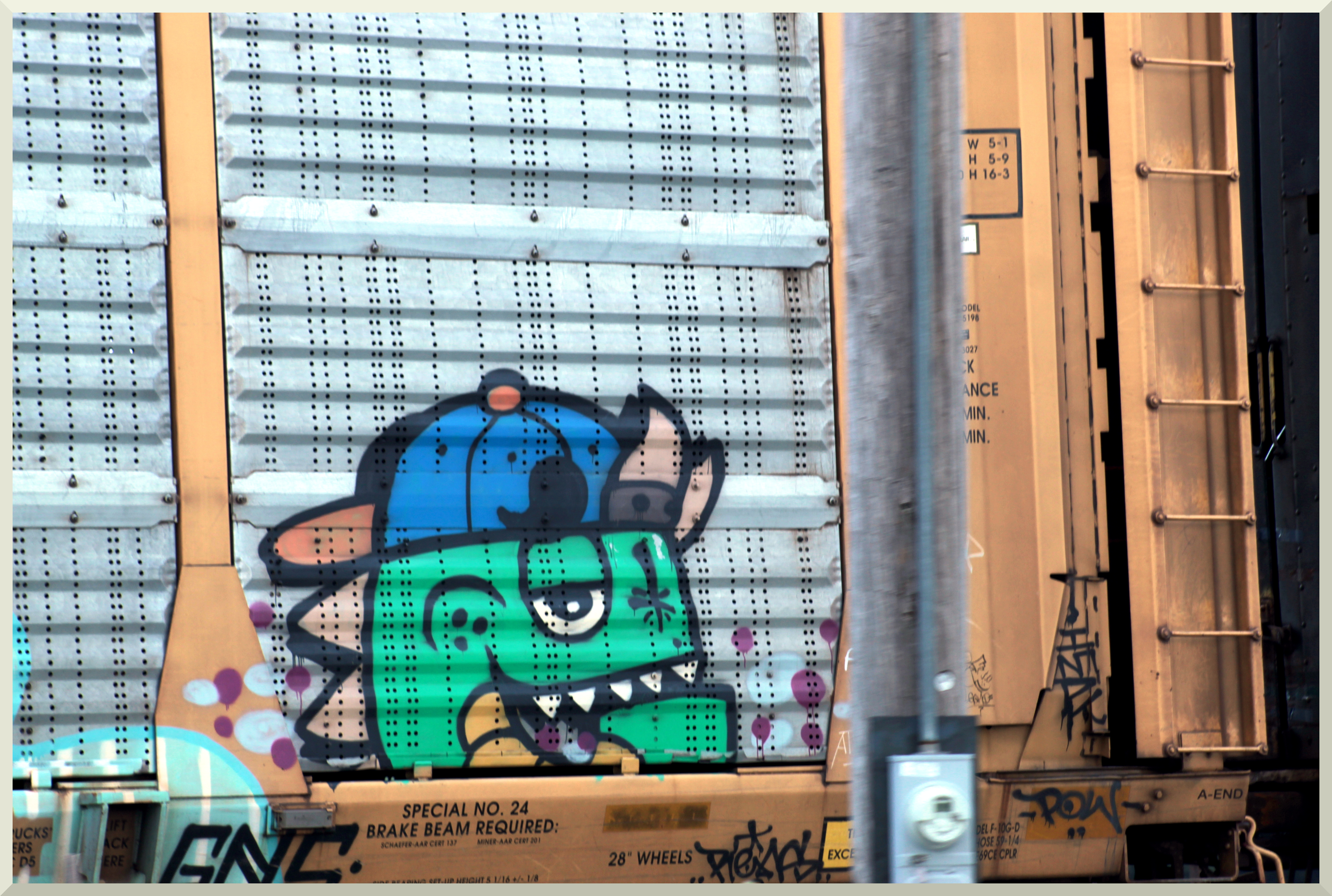 On the Move: Chicago’s Train Graffiti Scene